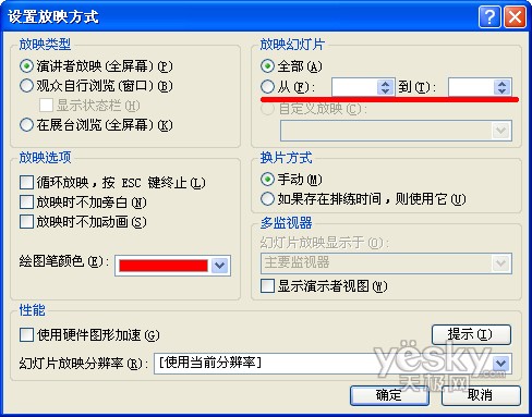 PowerPoint自定义放映1